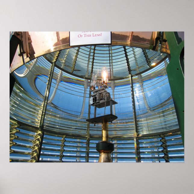 PÓSTER LENTOS FRESNEL LIGHTHOUSE (Frente)