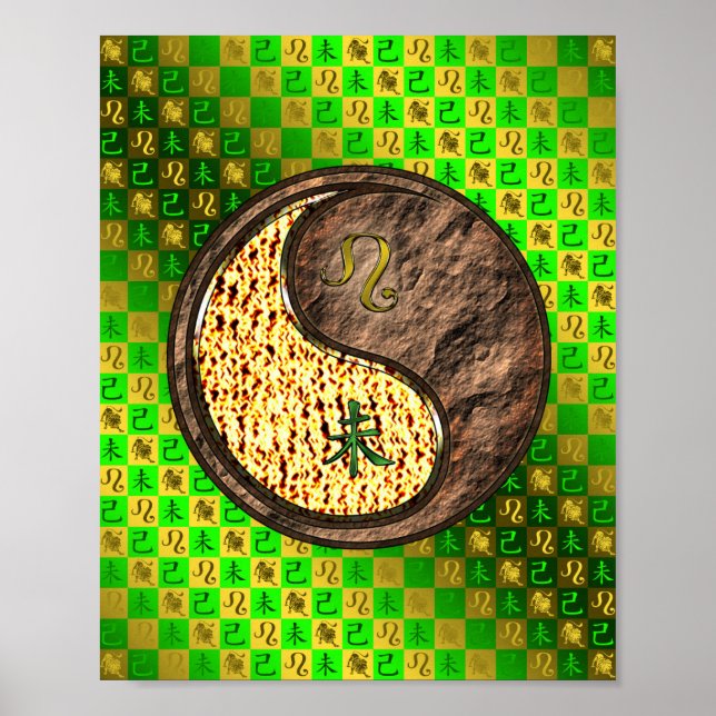 Póster Leo & Earth Goat (Frente)