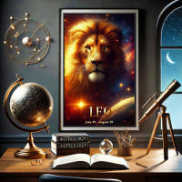 Leo el Poster celestial del León Zodiaco