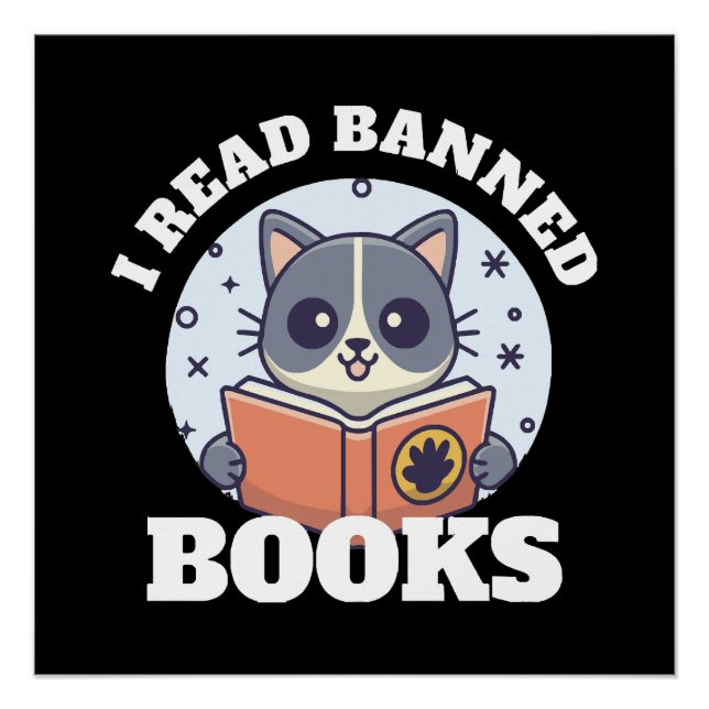 Póster Leo libros prohibidos (Anverso)