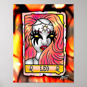 Póster Leo Tarot