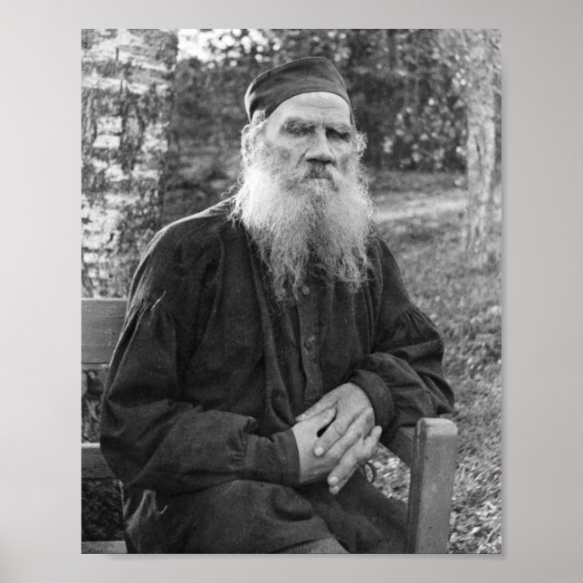 Póster Leo Tolstoy (Frente)