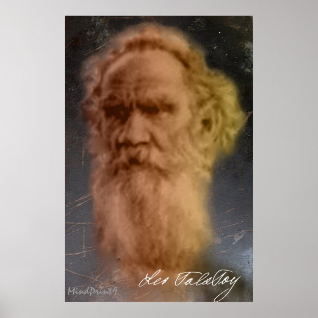 Póster Leo Tolstoy (Frente)