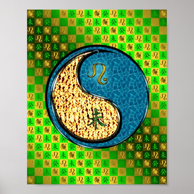 Póster Leo & Water Goat (Frente)