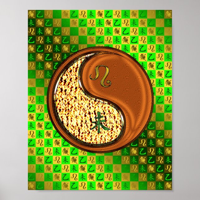 Póster Leo & Wood Goat (Frente)