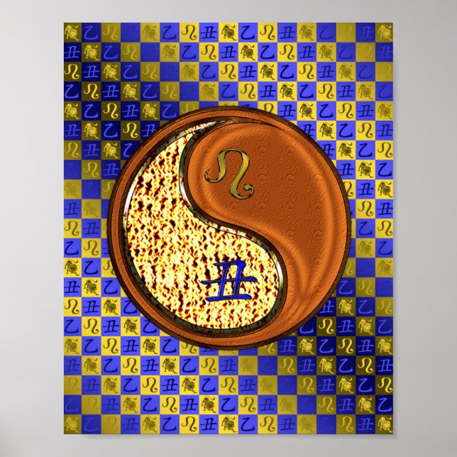Póster Leo & Wood Ox (Frente)