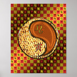 Póster Leo & Wood Tiger