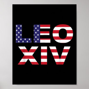 Póster Leo Xiv Celebración de las Elecciones Papales del 