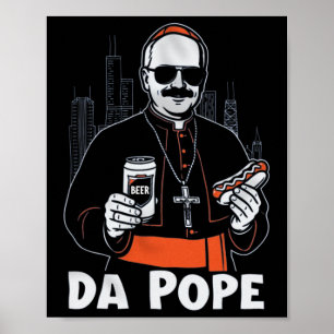 Póster Leo Xiv da Pope de Chicago