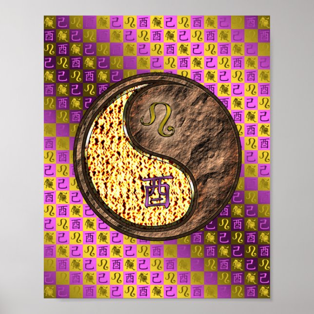 Póster Leo y Earth Rooster (Frente)