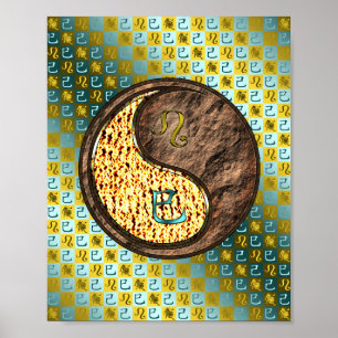 Póster Leo y Earth Snake