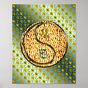 Póster Leo y Fire Snake