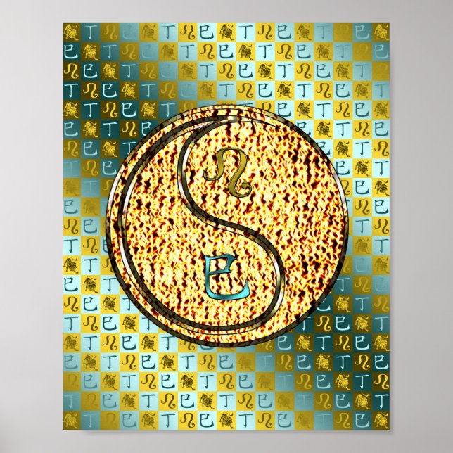 Póster Leo y Fire Snake (Frente)