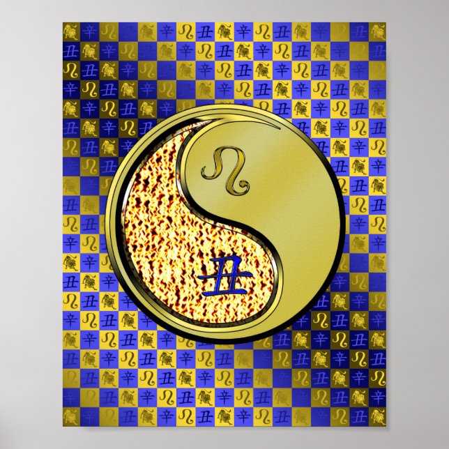 Póster Leo y Ox Metalizado (Frente)