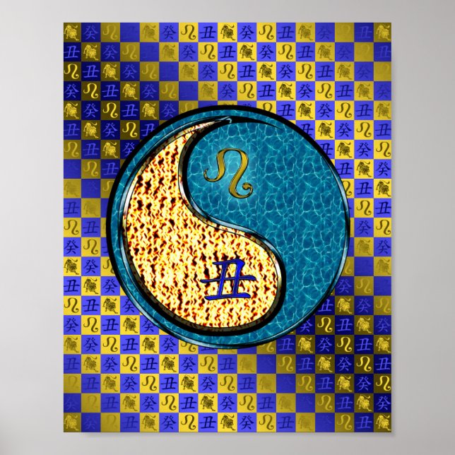 Póster Leo y Water Ox (Frente)