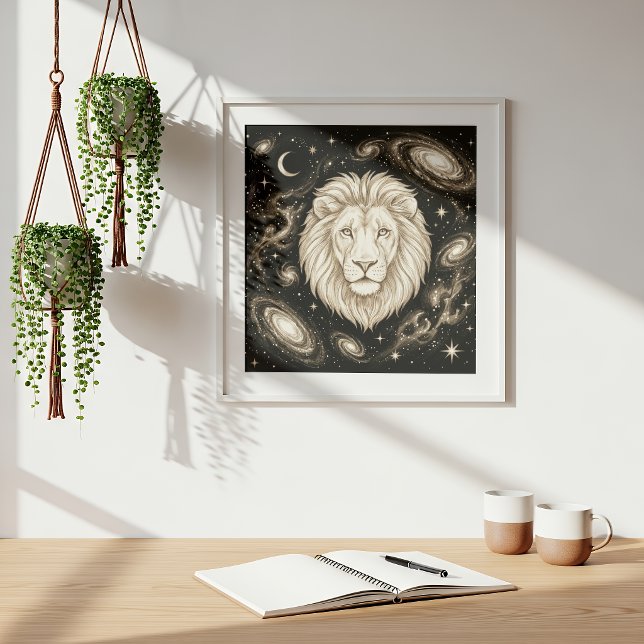 Póster Leo Zodíaco Celestial Astrología (Subido por el creador)