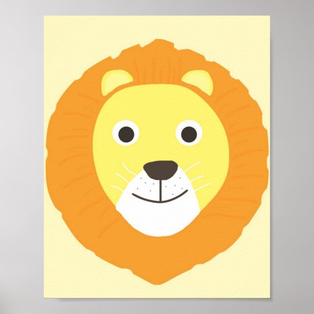 Póster león (Frente)