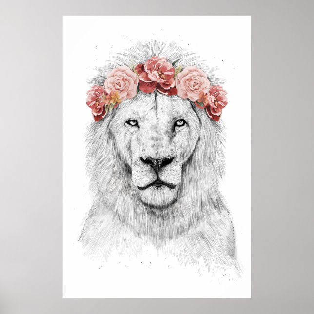 Póster león (Frente)