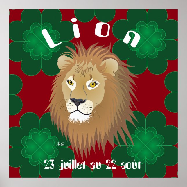 Póster León 23 juillet au 22 août Poster (Frente)
