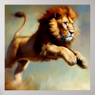 Póster León (8) Gato salvaje