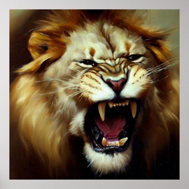 Póster León (9) Gato salvaje (Frente)