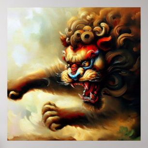Póster León alimentario chino (10)