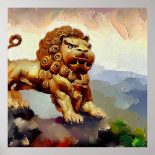 Póster León alimentario chino (20)