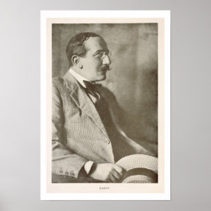 Póster León Bakst (1866-1924), pintor ruso, retrato