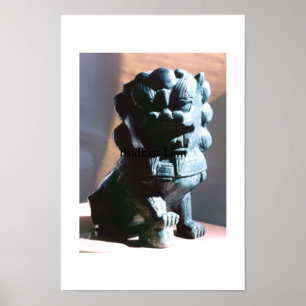 Póster León budista