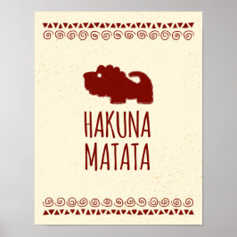 Póster León de Hakuna Matata