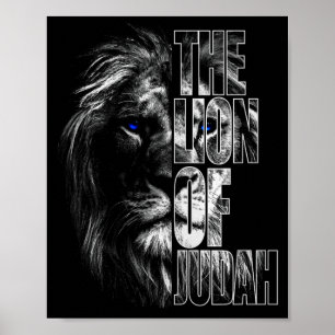 Póster León de Judá Jesús Fe cristiana Sobre Miedo Prem