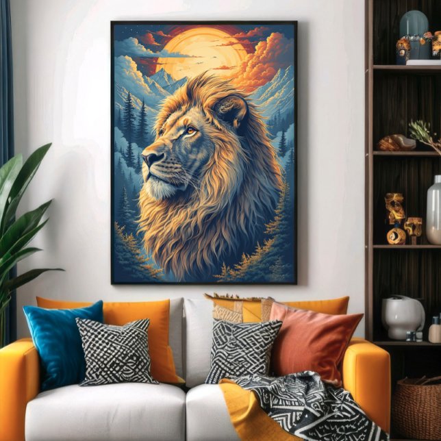 Póster León de Montaña Dorado (Subido por el creador)