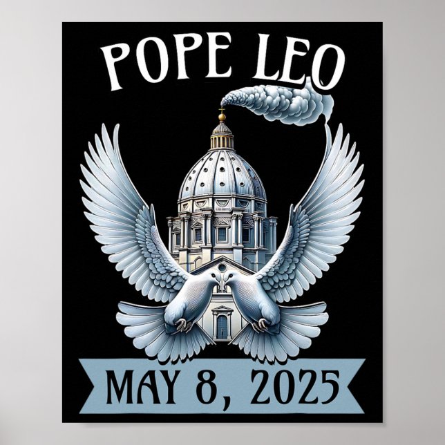 Póster León del Papa 2025 (Frente)