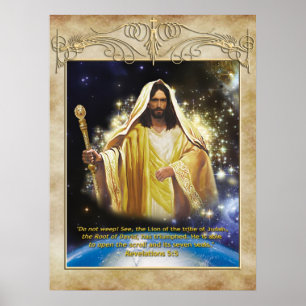 Póster León del poster de Judah de la tribu