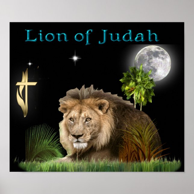 Póster León del poster del judah (Frente)