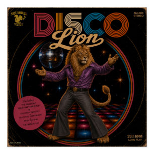 Póster León Disco