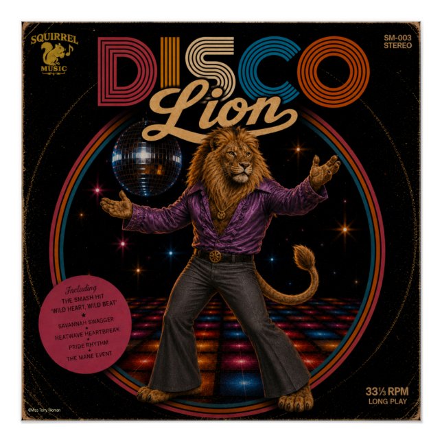 Póster León Disco (Anverso)