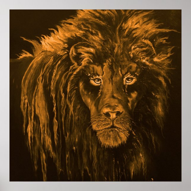 Póster León en Sepia (Frente)