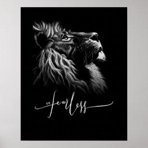 Póster León feroz