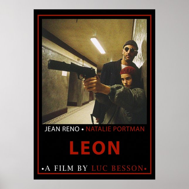 Póster Léon La Película Alternativa Profesional (Frente)
