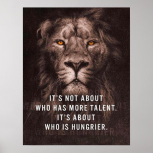 Póster León - palabras de motivación - inspirador