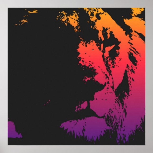 Póster León rastafari de Jamaica (Frente)