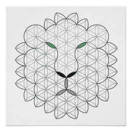 Póster León sagrado, B01/BW.