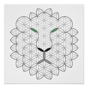 Póster León sagrado, B01/BW.