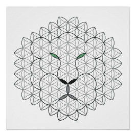 Póster León sagrado, B051/BW.