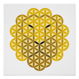 Póster León sagrado - León de la vida SMLB.