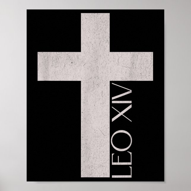 Póster León Xiv, Habemus Papam, católico (Frente)
