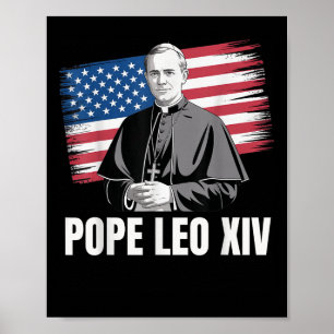 Póster León Xiv Iglesia Católica Estadounidense
