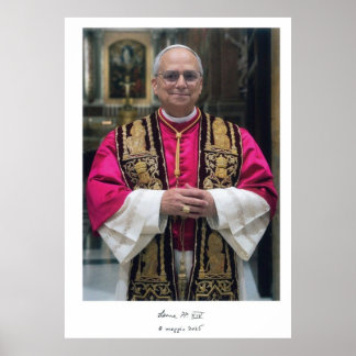 Póster León XIV Robert Francis Prevost
