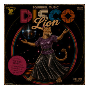 Póster Leona de Disco